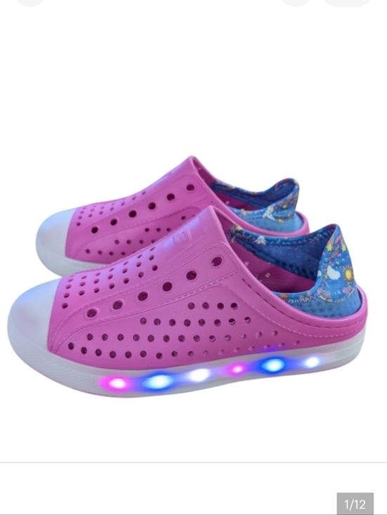 Skechers Other - Skechers Foamies Guzman Flash Pink Shoes Size 4